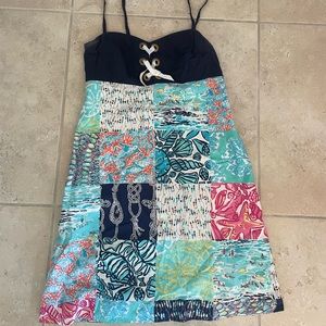 Vintage Lilly Pulitzer patch work dress